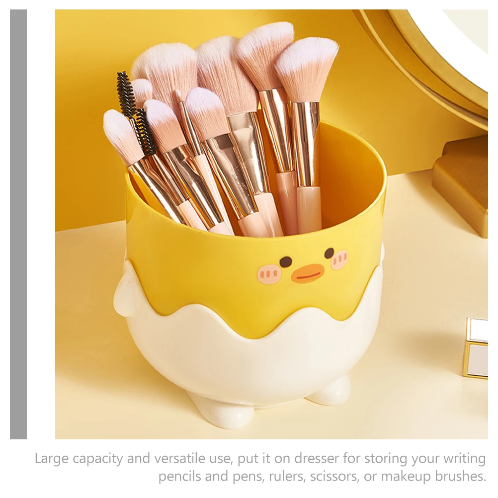 

Animal Pen Holder Plastic Pencil Organizer Pens for Desk Container Cute Buckets Work