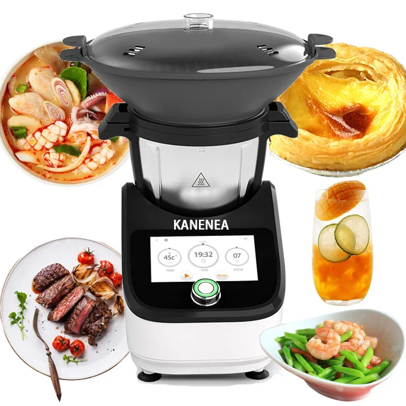 Smart WiFi Robot Cooker with App Control All-in-One Thermomixer Food Processor Kitchen Machine