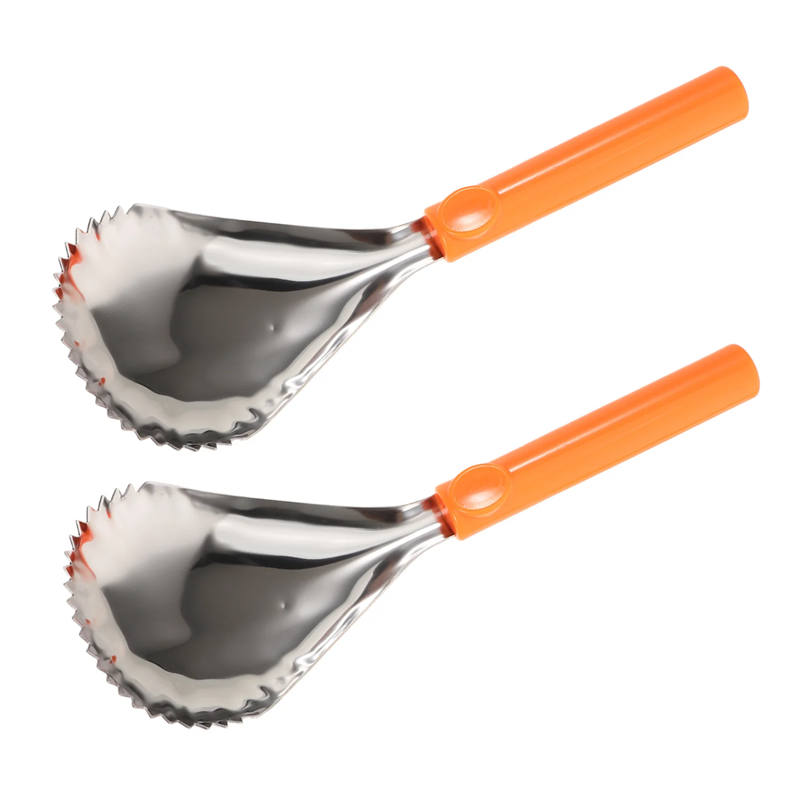 

2Pcs Stainless Steel Pumpkin Scoop Serrated Spoon for Pulp Separation and Seed Removal Efficient Fruit Corer Tool for Melon