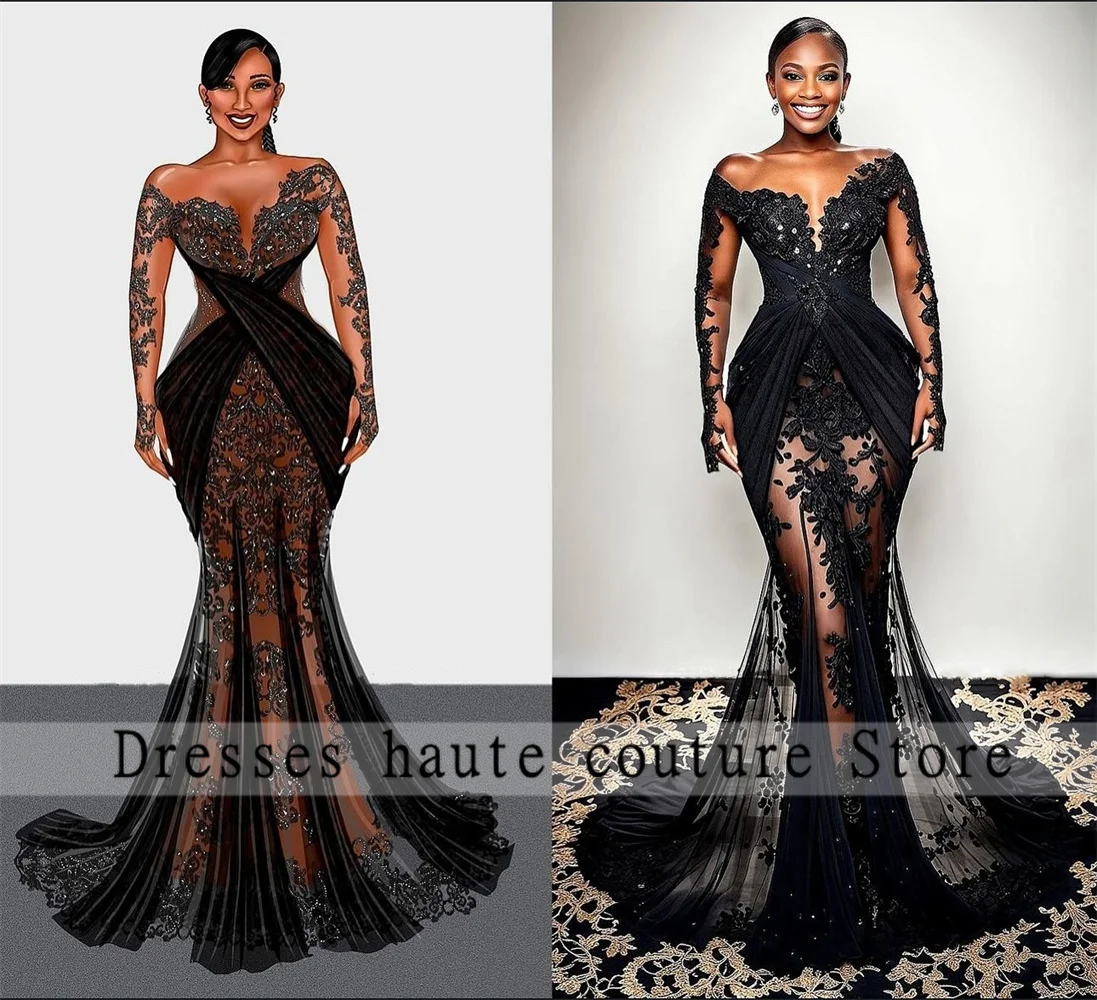 Aso Ebi Black Lace … - image