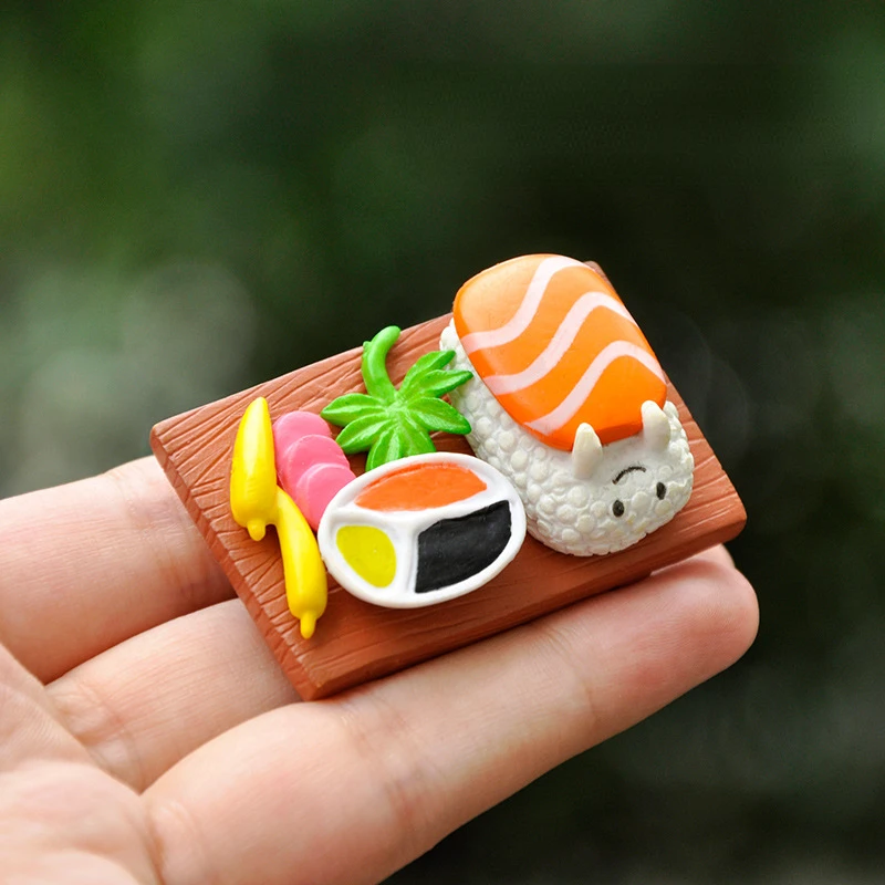 Miniature Candy Toy Sushi Model Cartoon Children Doll House Kitchen Play Toys Kids Gifts Desktop Decorative Decorations