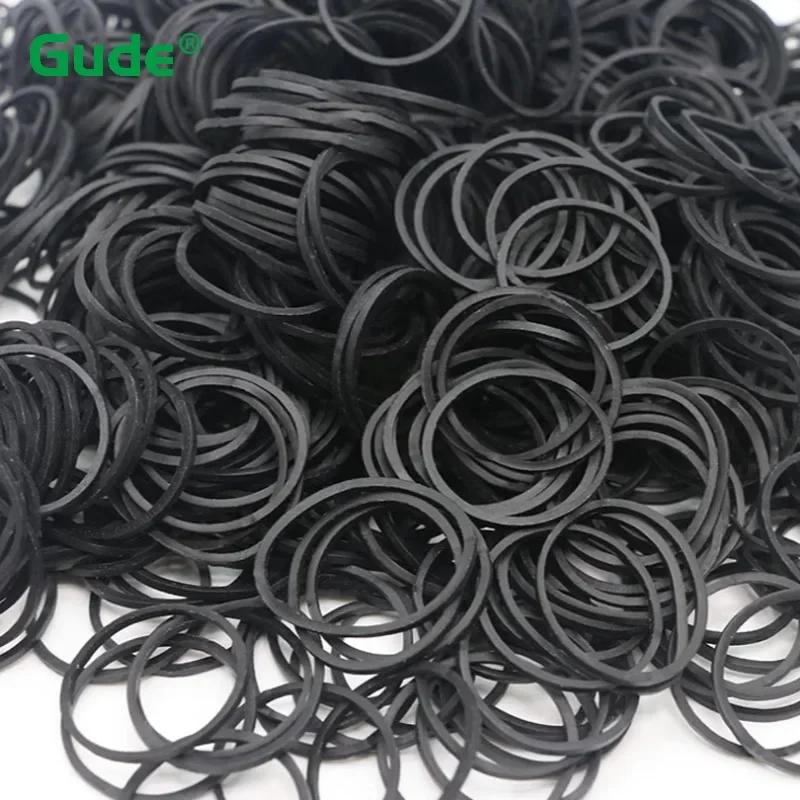 Black Elastic Rubber Bands School Office Home Industrial Ring Stretchable Paper Package Holder Rubber Band