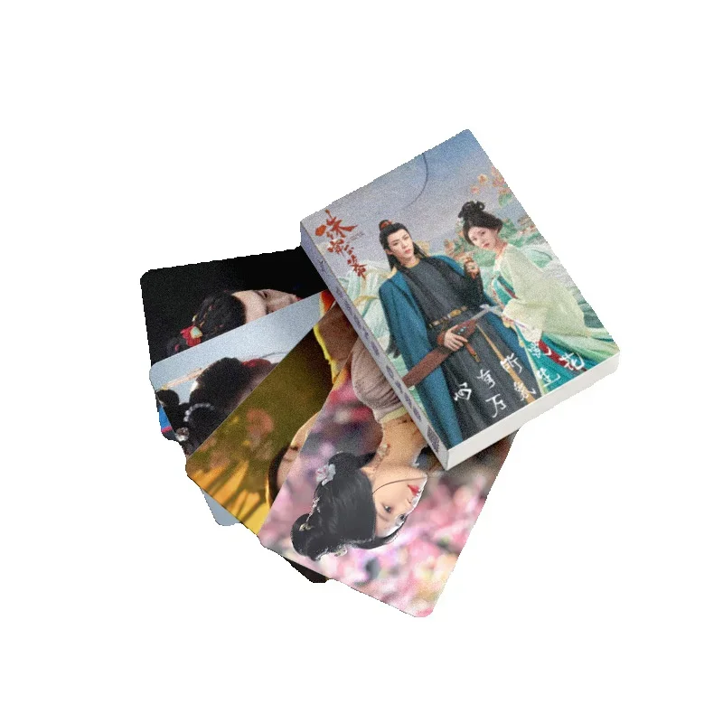 

50 Pcs/Set HD Photocards of the Story of Pearl Girl Featuring Su Muzhe Yan Zijing Zhao Lusi & Liu Yuning for Cosplay,Collectors