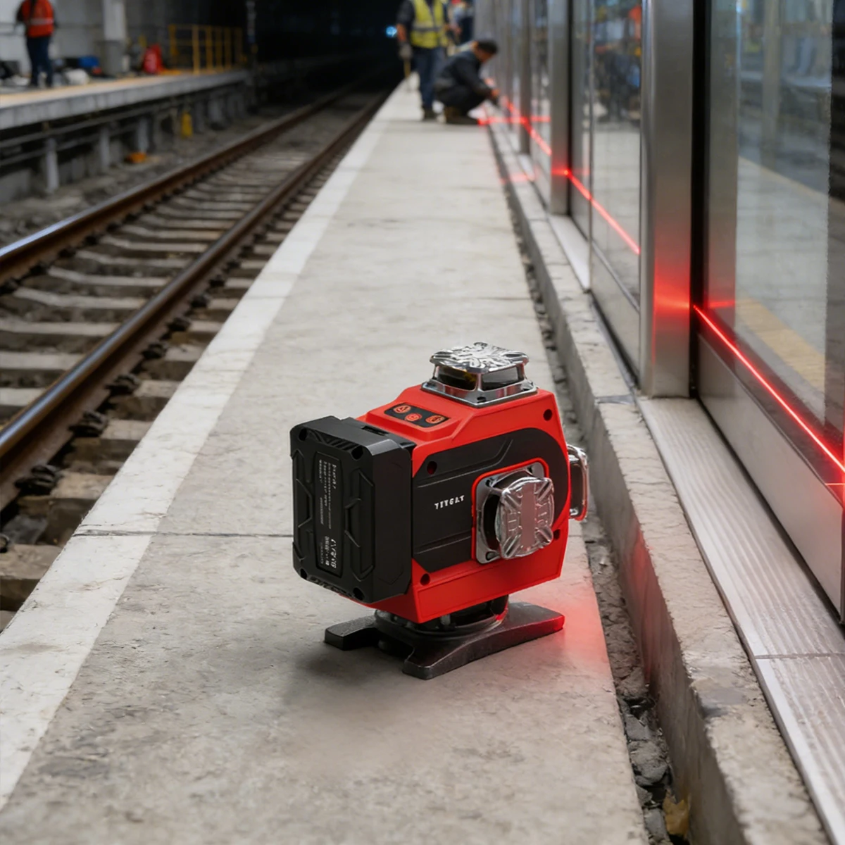 

16 Line Auto Leveling Laser Level Touch Control Red/Green Option - Sharp Light Source Flash Mode Long Battery Life for Professio