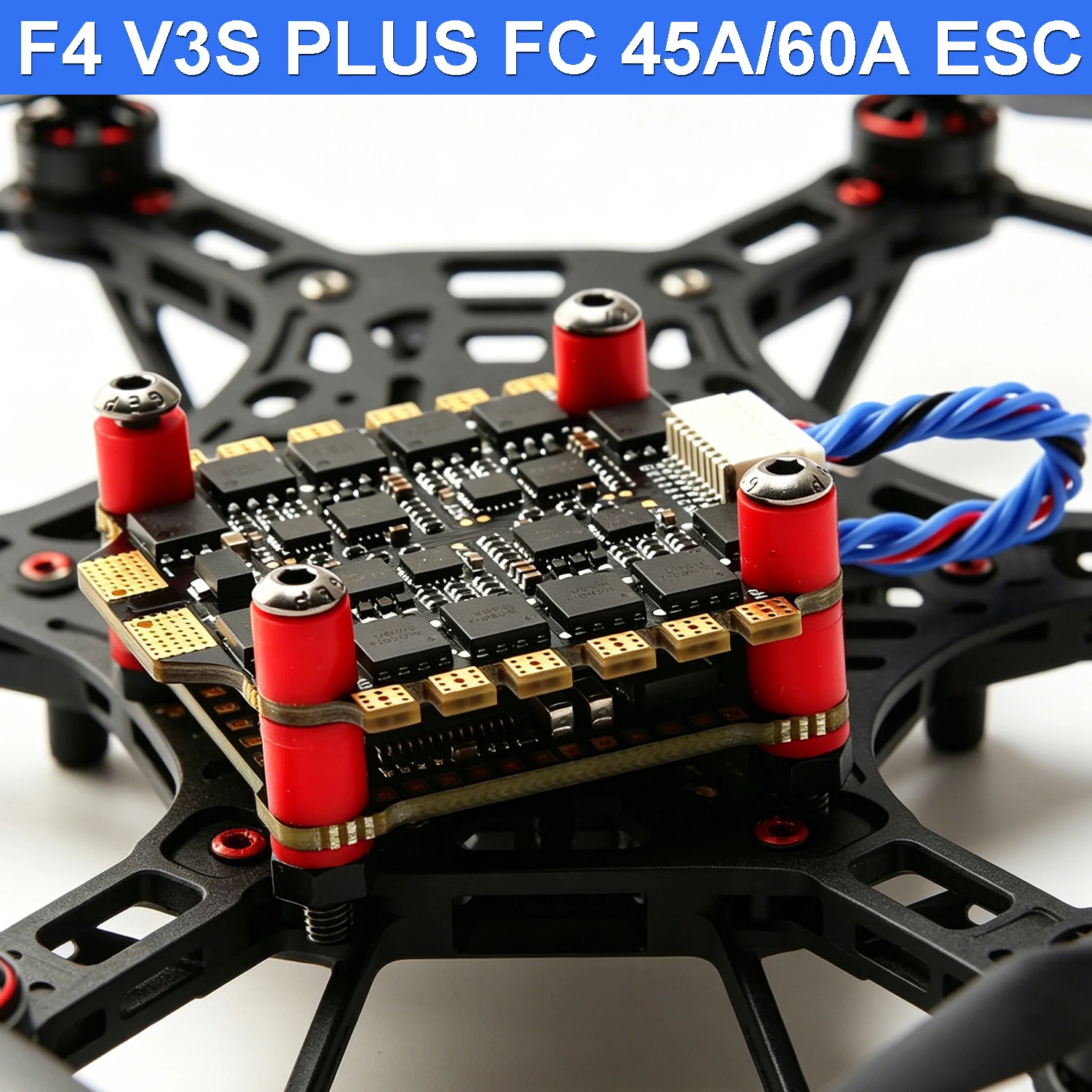    YSIDO F4 V3S Plus Flugcontroller & BLS 45A/60A 4-in-1 ESC Stack Unterstützt BetaFlight/INAV für RC FPV Racing Drohne Quadcopter