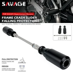 For DUCATI Hypermotard 796 821 939 950 1100 Monster 696 796 Multistrada 950 Motorcycle Frame Slider Crash Protector Engine Pad