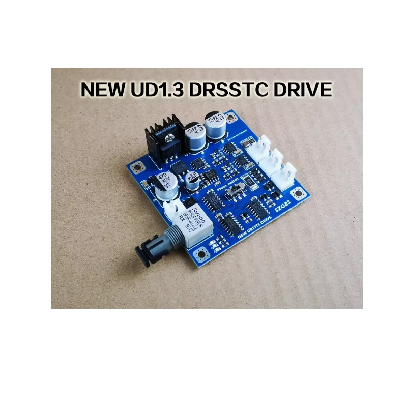 

New DRSSTC driver board UD1.3 module single totem dual resonance Tesla coil artificial lightning