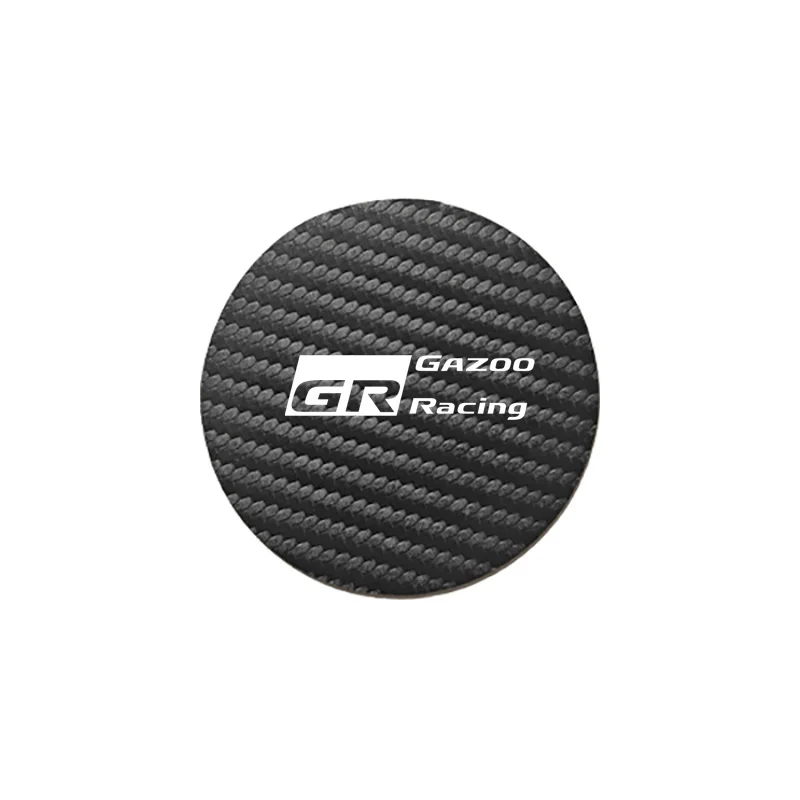 Car Water Cup Mat Anti-Slip Pad For TOYOTA GR Yaris Sport Gazoo Racing Corolla Supra 86 Hilux C-HR Cross RAV4 Prius Accessories