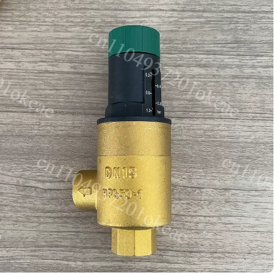 Full Copper Differential Pressure Bypass with Visible Scale Dial Adjustable Buffer Tank Balance for Heat Pump and Air