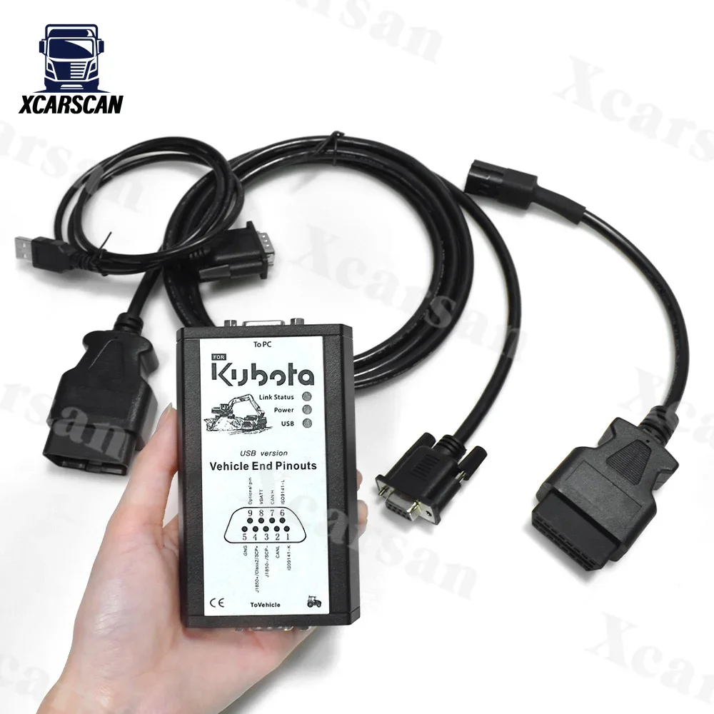 Agricultural Machinery For KUBOTA Diagmaster Takeuchi PYTHON Diagmaster Tractor Truck Kubota DIAGNOSTIC TOOL