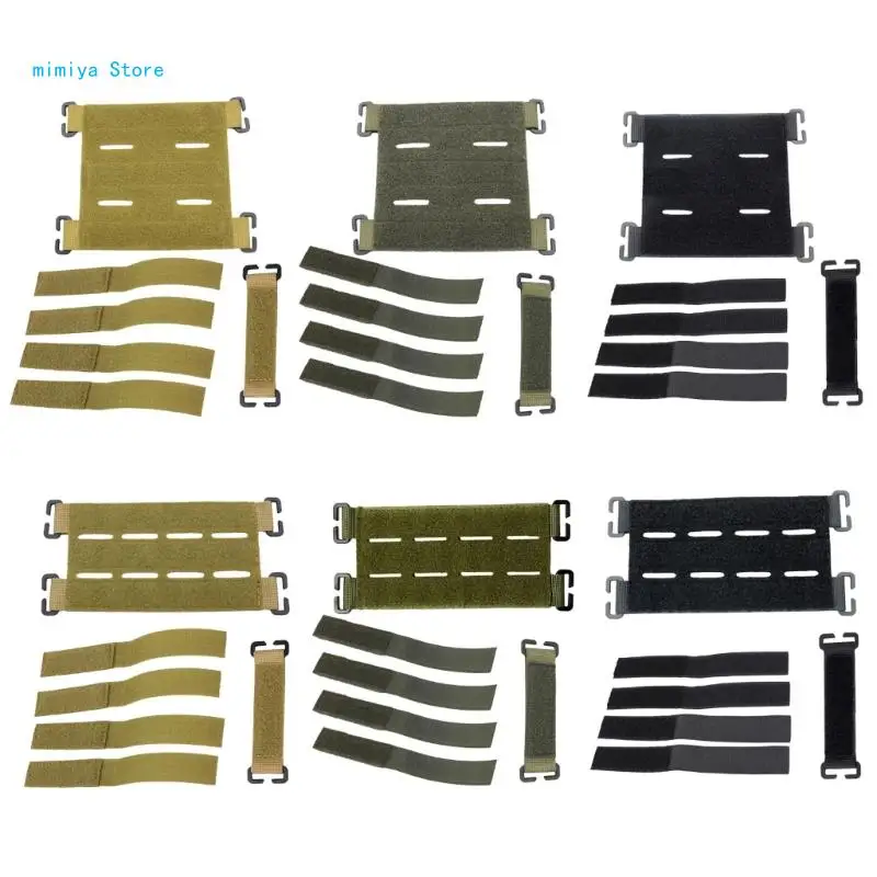 

pipi Tacticals Patches Molles Attachment, Tacticals Molles Strips Molles Hook Loop Panel Attachments for Badges Backpacks