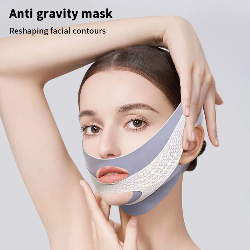 Face Slimming Band V Line Face Shaper Double Chin Support Anti Wrinkle Facial Lifting Strap For Tightening Skin Care