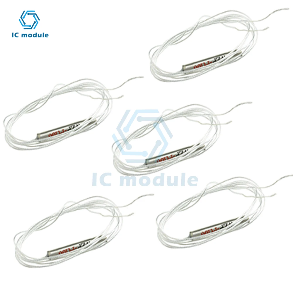 10PCS 5PCS 1PCS 50CM PT100 Platinum Resister Temperature Sensor Detector Waterproof Temperature Probe -20~450 Celsius WZP-PT100