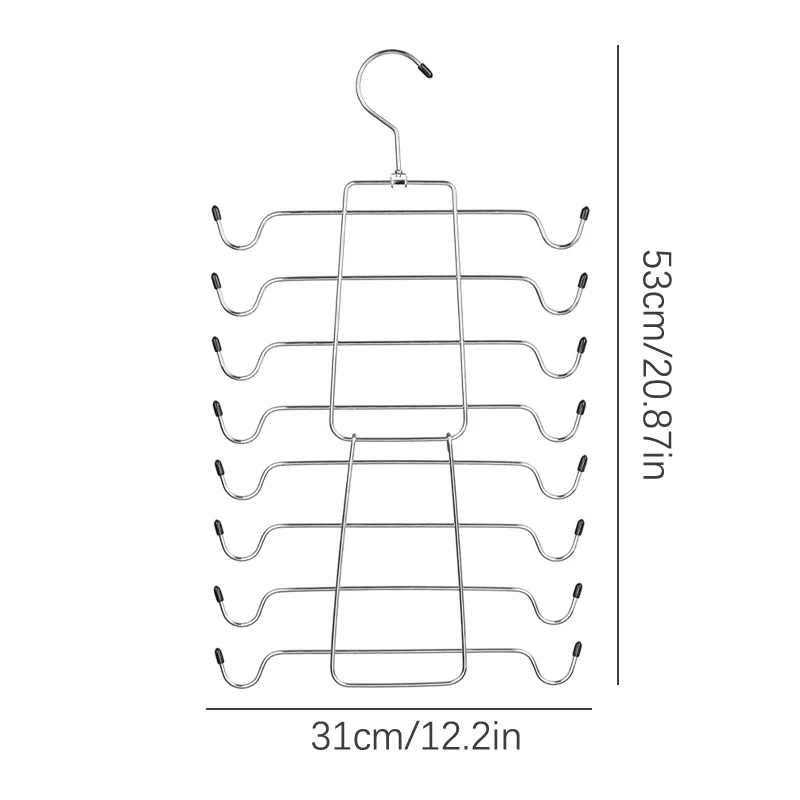 1 pz casa armadio Sling Dress Storage e organic Hangers pieghevole multistrato Lingerie Rack Multi-funzionale Storage
