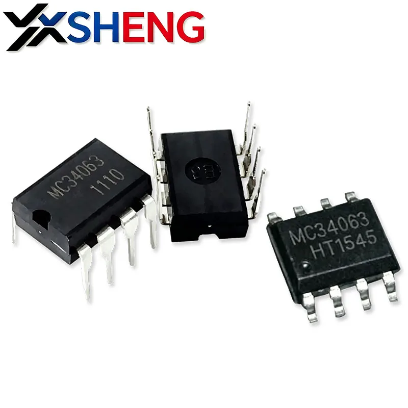 (10-100Pieces) MC34063A SOP8 DIP8  MC34063 34063AP1 MC34063API IC Chip