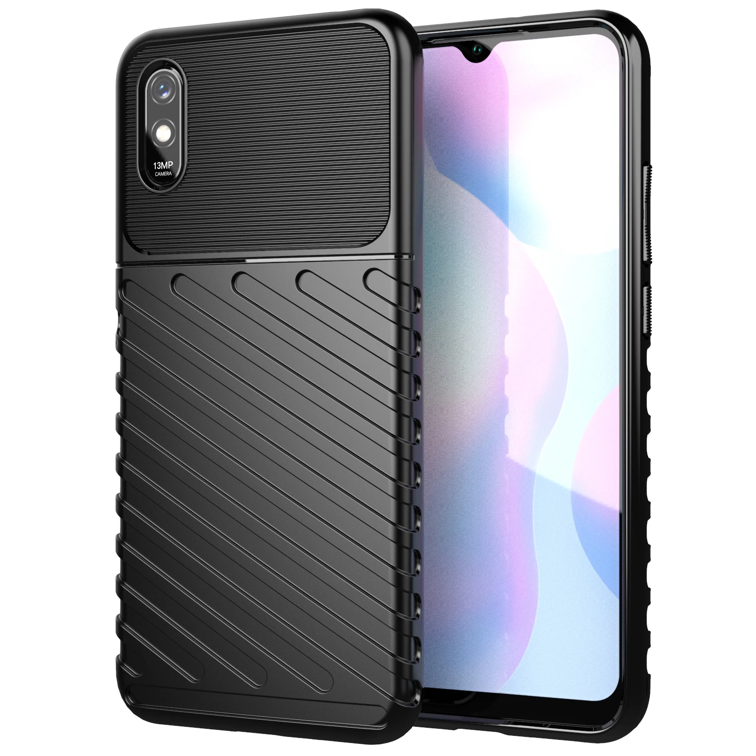 Soft Silicone Case For Redmi 9A 9 9t 9c 9i 9at sport Luxury Thunder Cases for redmi 9 power 9C NFC 9prime 9a Active Matte Cases