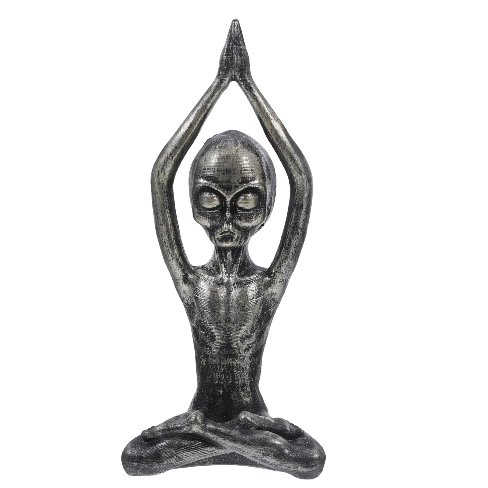 

Small Meditating Alien Garden Meditating Alien Statue Outdoor Meditating Alien Figurine Meditating Alien Decoration Outdoor