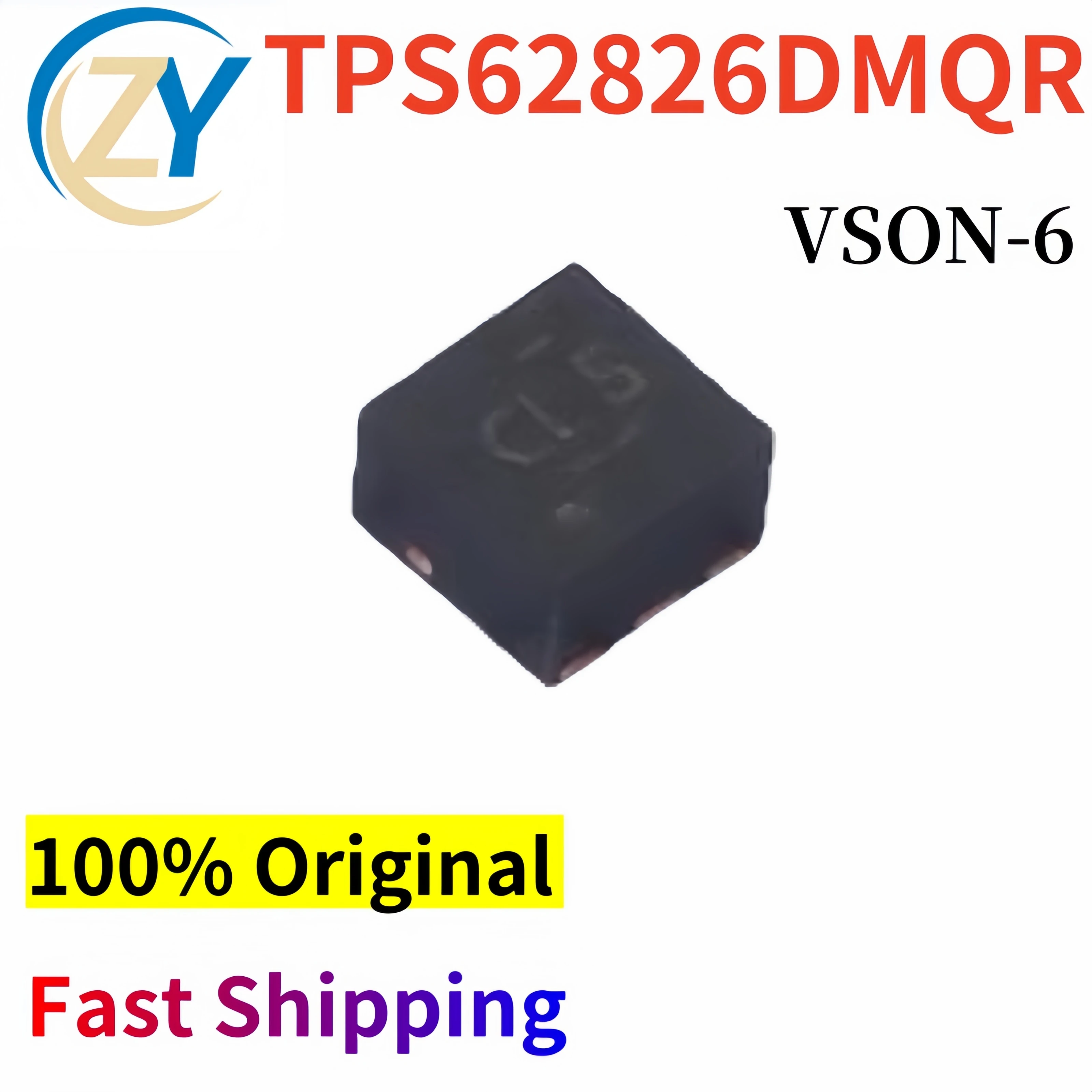 

(5pcs) TPS62826 TPS62826DMQR Regulators VSON6 2.4V to 5.5V 100% Original & Guaranteed Quality