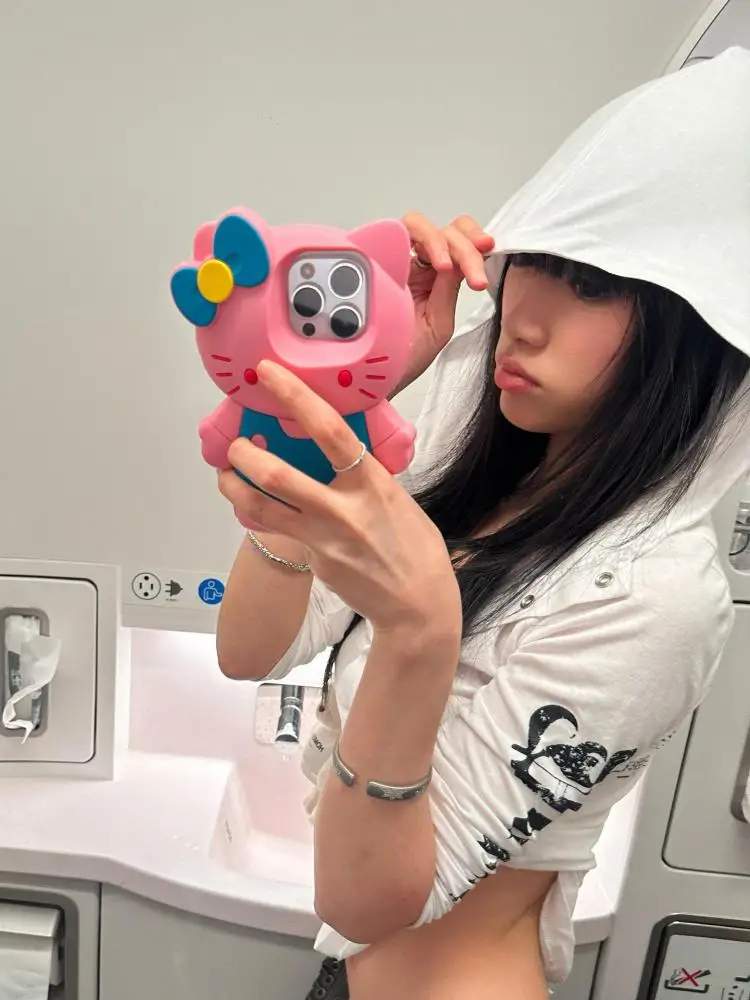 Yedinas, camisetas gráficas con capucha, camisetas góticas de manga larga de otoño, ropa de los años 2000, ropa de calle Y2k, ropa de mujer joven, camisetas estampadas