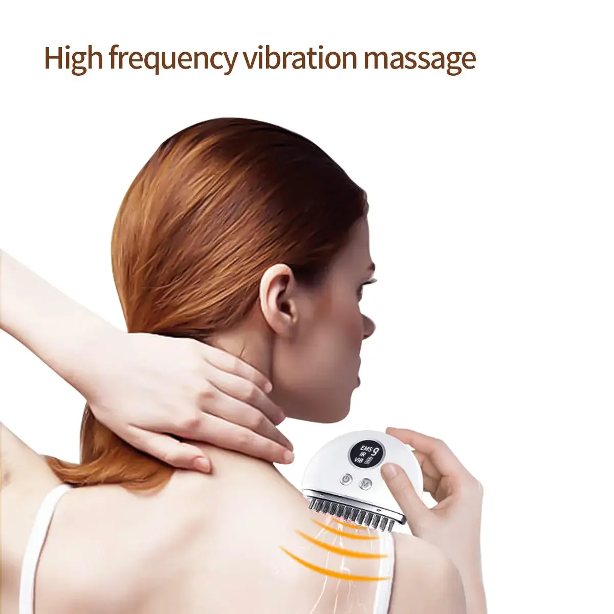 Multifunctional Microcurrent Head Massager Electric Guasha Meridian Brush Tool for Scalp Relaxation and Meridian Dredging Daily
