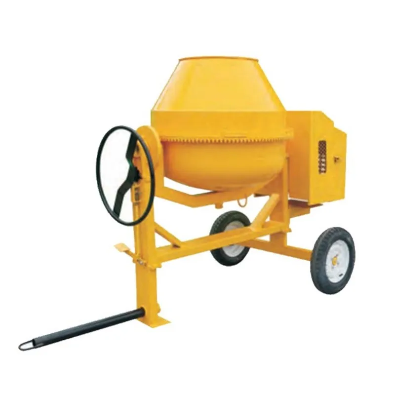 Automatic concrete mixer Tipping bucket type self-feeding concrete mortar diesel drum mixer for construction site