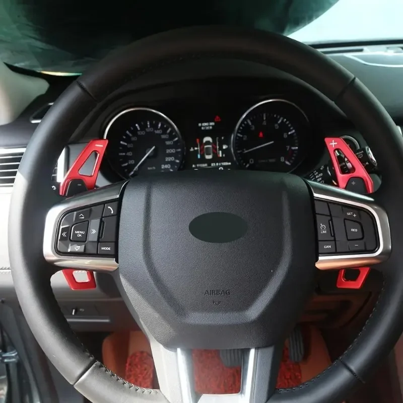 

For Jaguar XF XE XJ F-PACE F-TYPE 2011-2021 Aluminum alloy Blue Car Steering Wheel Gear Shift Paddles Interior Car Accessories