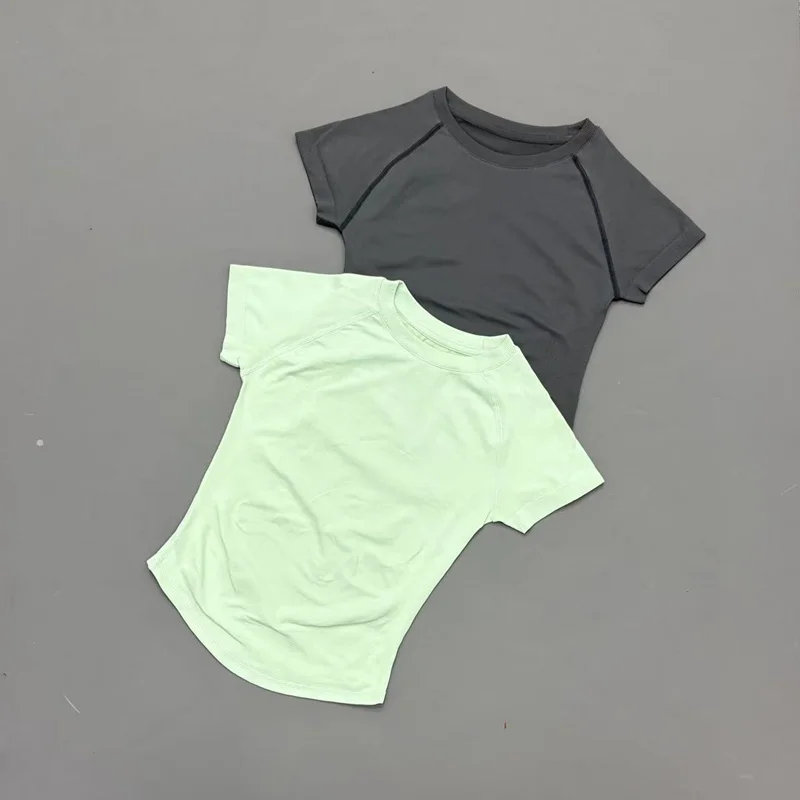 HISTELLO Workout Shirts Women Short Sleeve Soft Lightweight Slim Fit Athletic Tops Gym Fitness Yoga Running Sports Top image 6