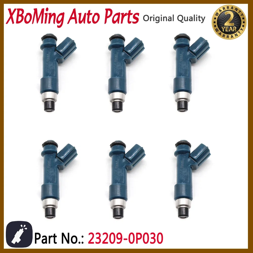 

23209-0P030 6pcs/lot Fuel Injector Fit For Toyota 4Runner Tacoma Tundra 4.0L 23250-0P030 23250-31010