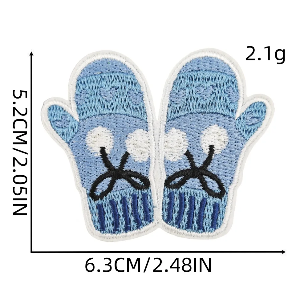 Natale simpatico cartone animato stiratura ricamo patch pupazzo di neve orso abbigliamento per bambini decorazione Applique spille per capelli fai