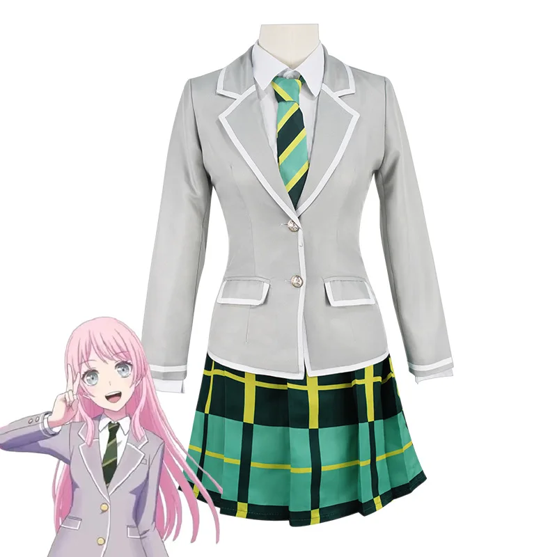 

Anime Anon Chihaya Cosplay Costume BanG Dream! It's MyGO JK Uniform Anime Cosplay Halloween Party