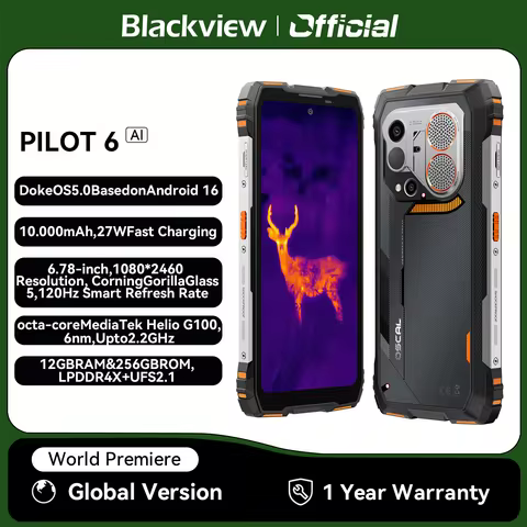 Blackview OSCAL PILOT 6 thermal imaging Rugged Sma...