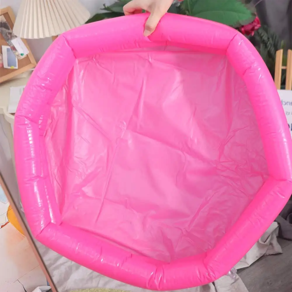 Portable Summer Inflatable Swimming Pool 60cm PVC Baby Swimming Pool Round Outdoor Play Water Bathtub for Boys Girls