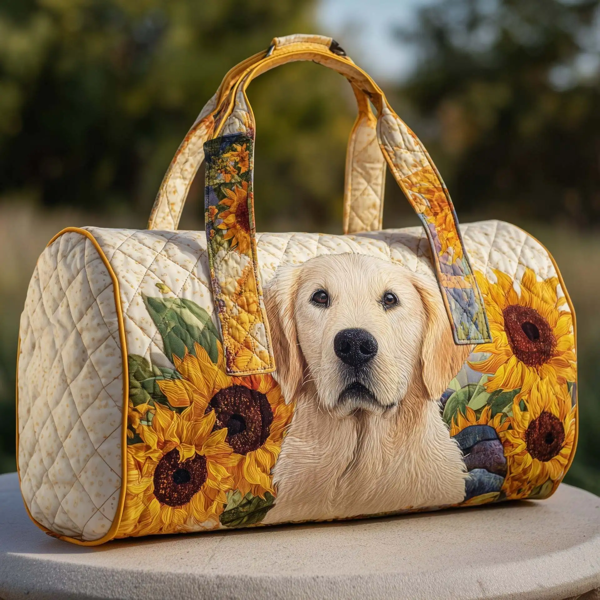 

3D Printed Quilted Bags dog funny Personalized Gifts Bags Handbag Tote Bag Custom Training Travel Bag Beach Hiking Camping