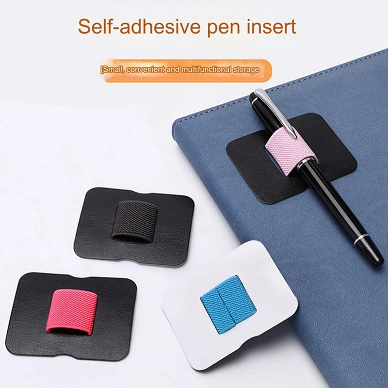 4 Packs Of Notebook Pen Holders, Self-Adhesive Pen Holders, And Pencil Elastic Sleeves Designed Specifically