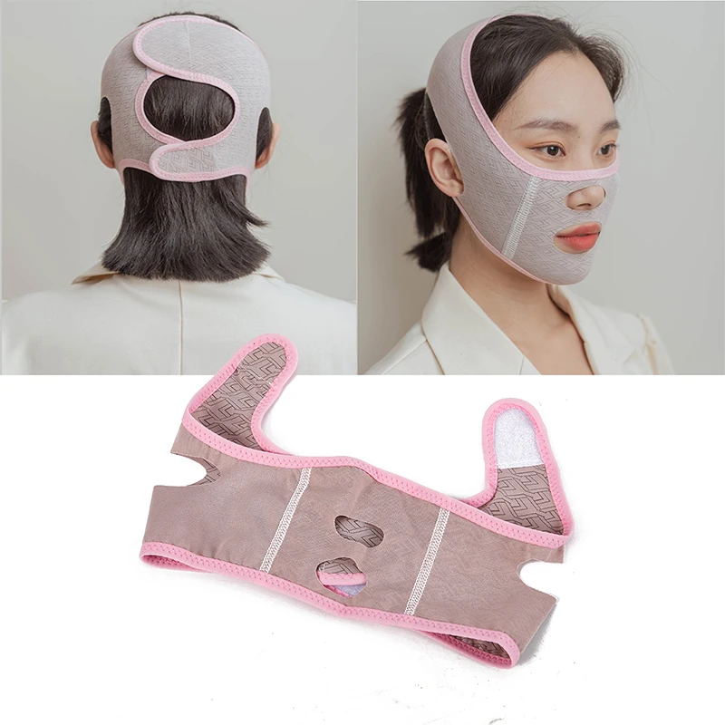 

1PC 3D Reusable Breathable Beauty Women Anti Wrinkle Slimming Bandage V Shaper Full Face Lift Sleeping Mask