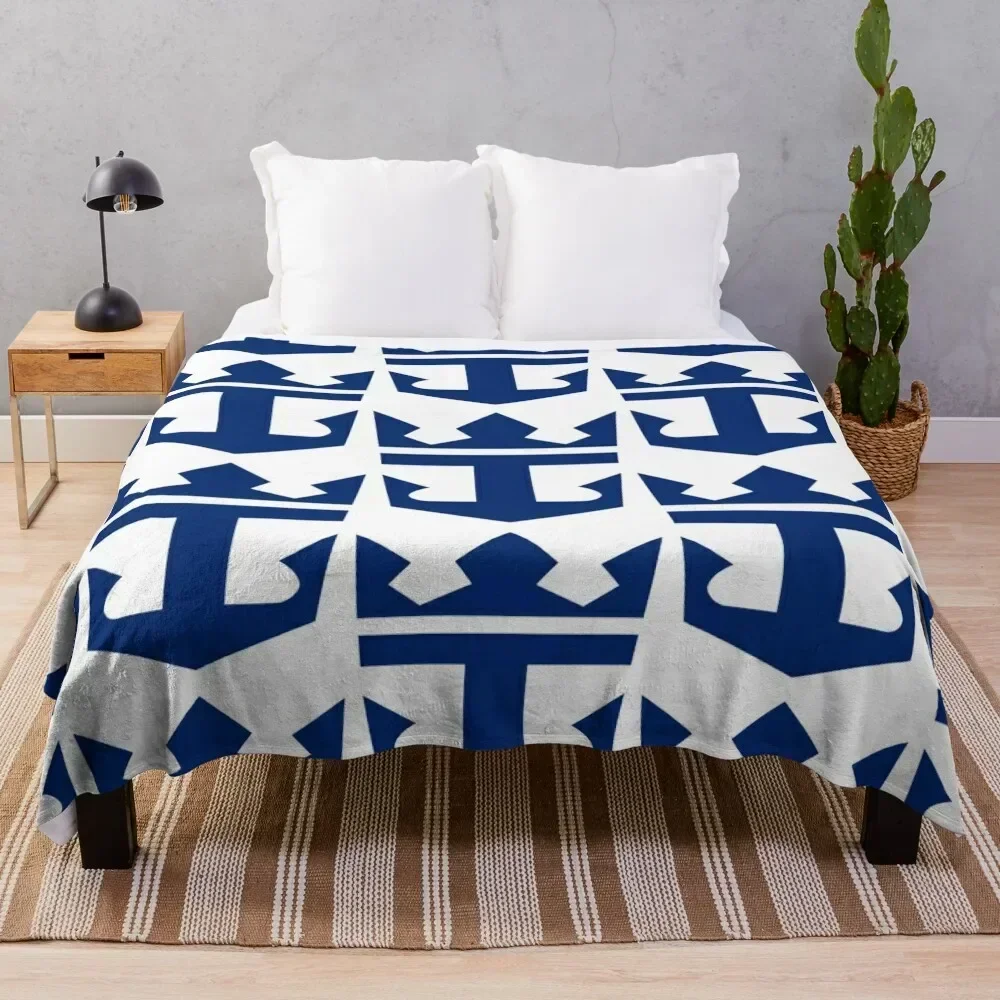 

iss Royal Blue Throw Blanket Moving christmas decoration Blankets