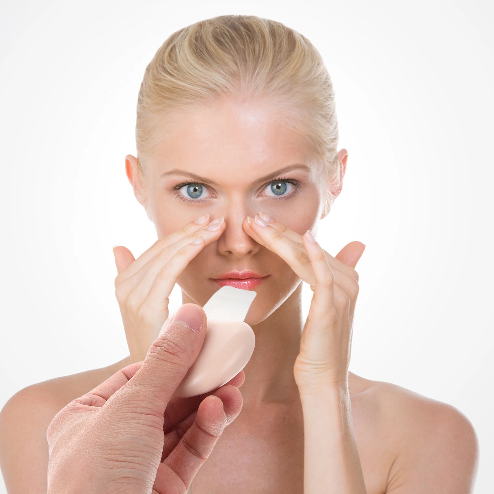 مكشطة الرؤوس السوداء من الفولاذ المقاوم للصدأ، أداة إزالة الرؤوس السوداء المعدنية، مزيل البثور الآمن والكفاءة #1