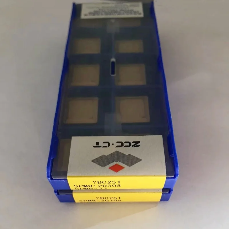 Cnc Carbide Insere Ferramenta de Torneamento Ferramentas de Corte de Precisão de Alta Qualidade Zcc.ct Spmr120308 Ybc251 10 Pcs