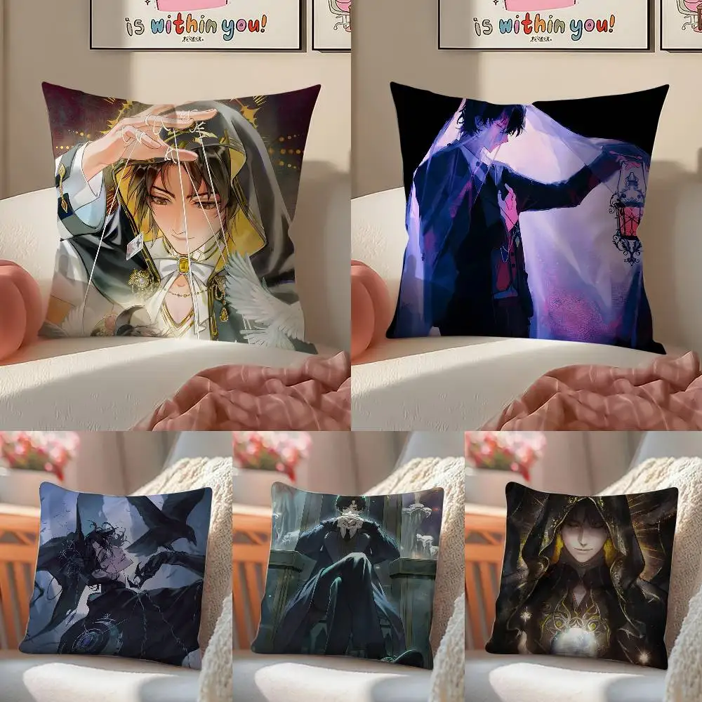 Kissenbezug „Lord of Mysteries“, Sofa- und Stuhlkissenbezug, Raumdekoration