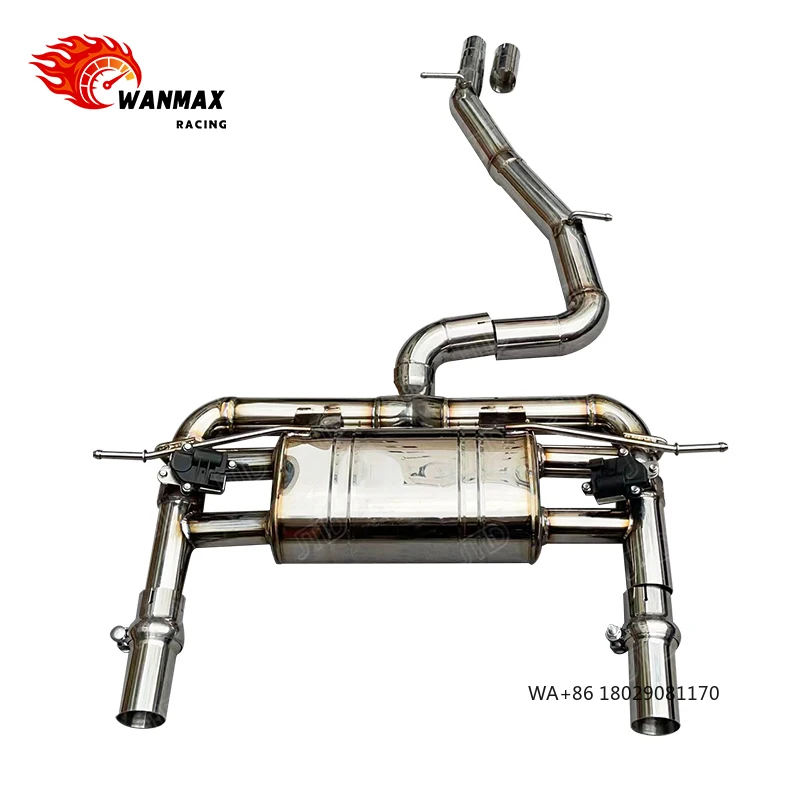 

Exhaust System for 2016-2023 TT TTS Valved Sport Exhaust System MK3 2.0 4WD TT TTS