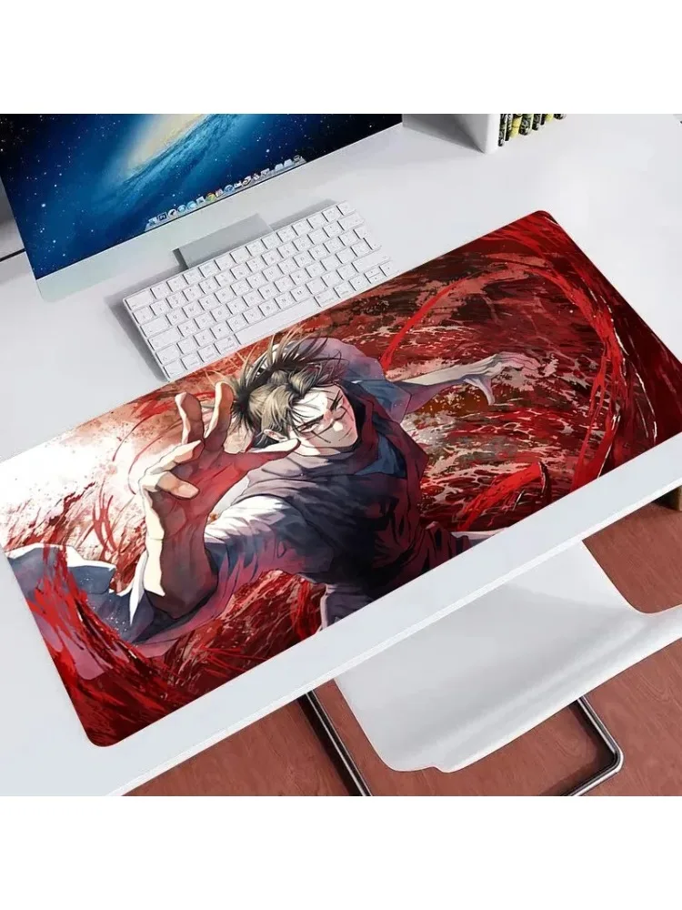 Tapis de souris de jeu Jujutsu Kaisen Choso, coussin de bureau, accessoires d'ordinateur, tapis de Table pour clavier, coussin pour ordinateur portable 90x40