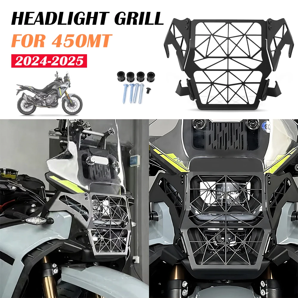 

Защитная решетка для фар CFMOTO 450MT CF MOTO 450 MT MT450 2024 2025 2026, защита передних фар