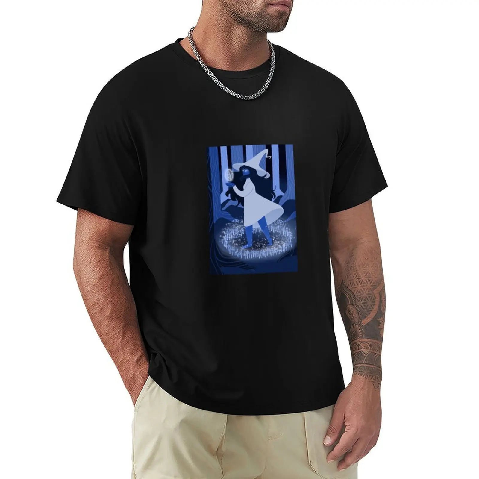 Witchy Woods T-Shirt Work Wear Short Sleeve T-Shirt