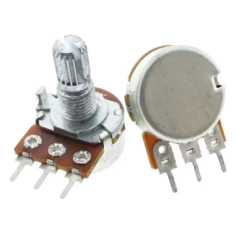 

Factory R1610N 16mm single gang doule gang audio mixer volume stereo control rotary potentiometer