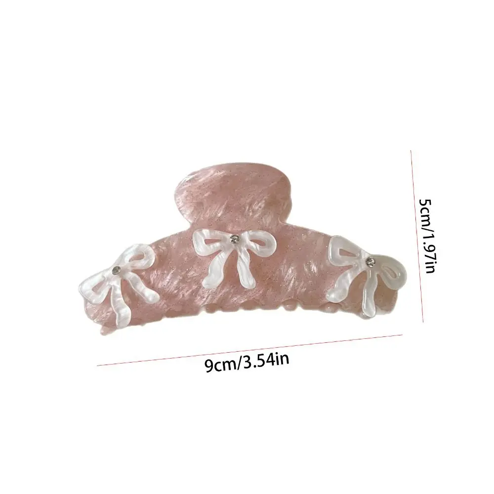 Jepit Rambut Bentuk Pita Berhiaskan Rhinestone, Jepit Rambut Ballet, Jepit Rambut Geometris, Aksesoris Rambut, Jepit Rambut Model Shark dari Asam Asetat untuk Wanita