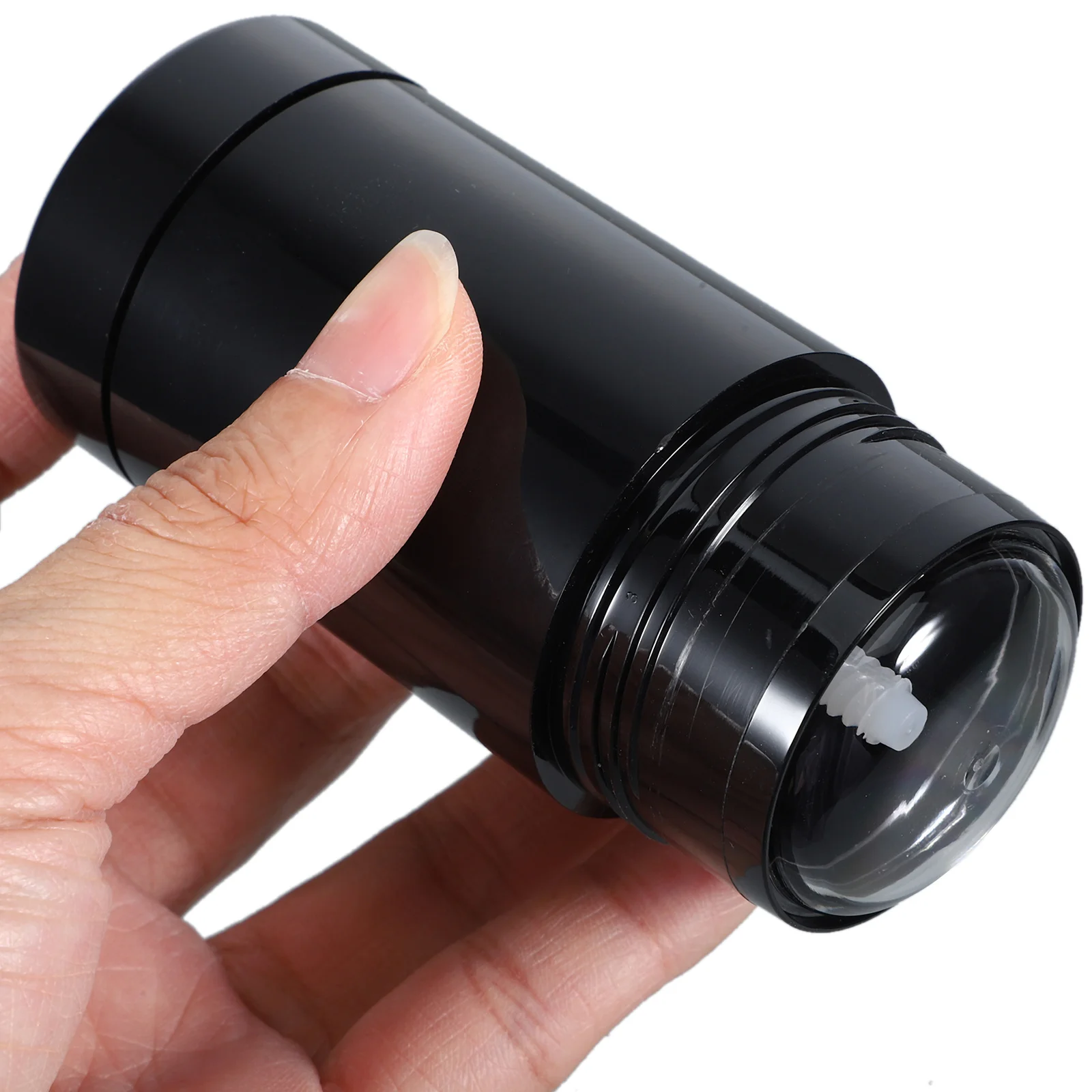 6-個の空のデオドラント容器コンパクトポータブル詰め替え可能なバームチューブ旅行キャンプスキンケア製品デオドラントボトル