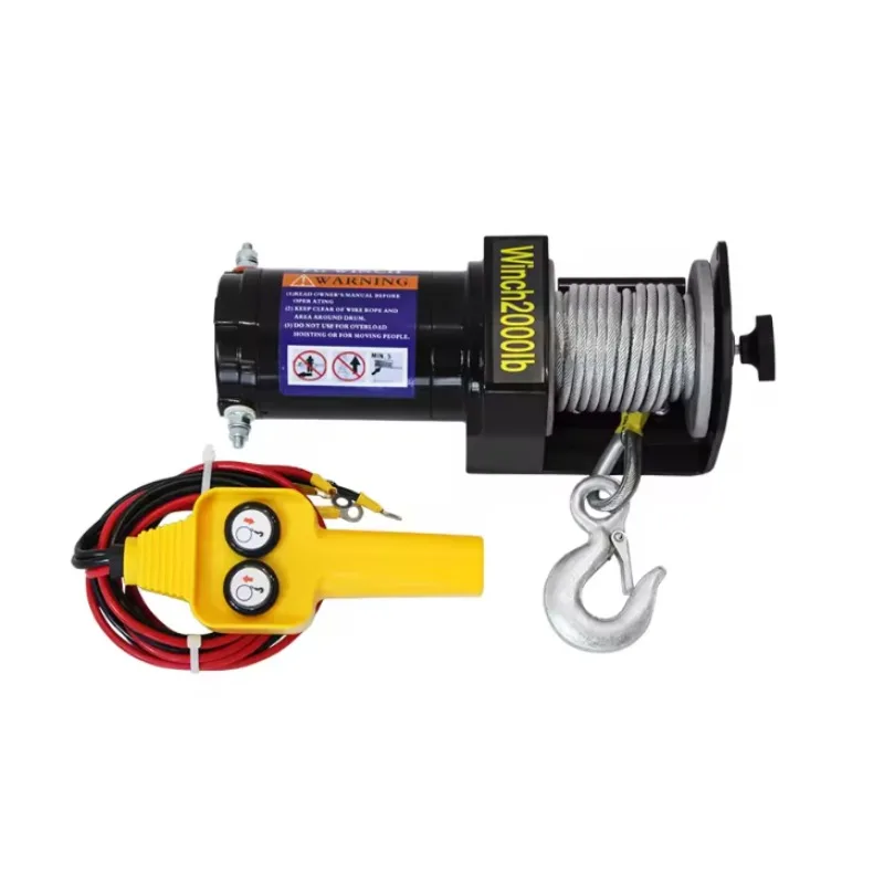

12V 24V Electric Winch 3000lbs Waterproof For Off-Road Vehicle Self Rescue And Car Mounted Mini Crane Traction