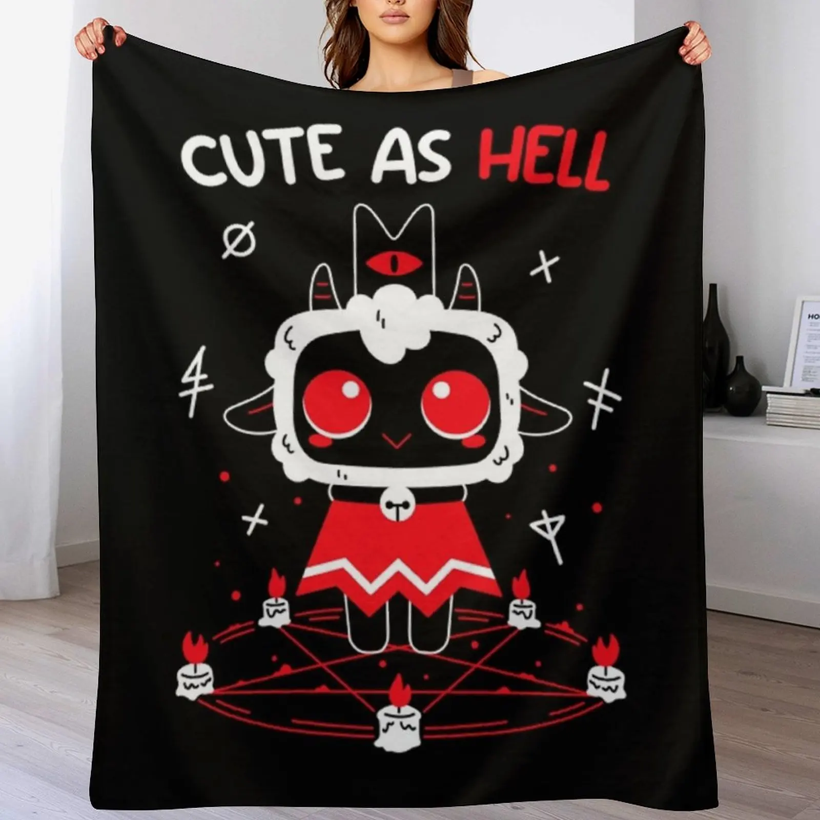 

Cult Of The Lamb Throw Blanket manga Blankets For Sofas Camping Soft Plaid Blankets