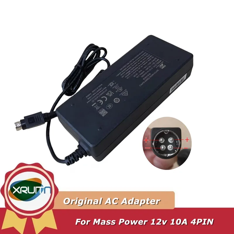 

Genuine Mass Power S120-1A120A00B3 12V 10A 120W 4-PIN Switching Model Power Supply AC Adapter Charger for Hikvision Power Supply