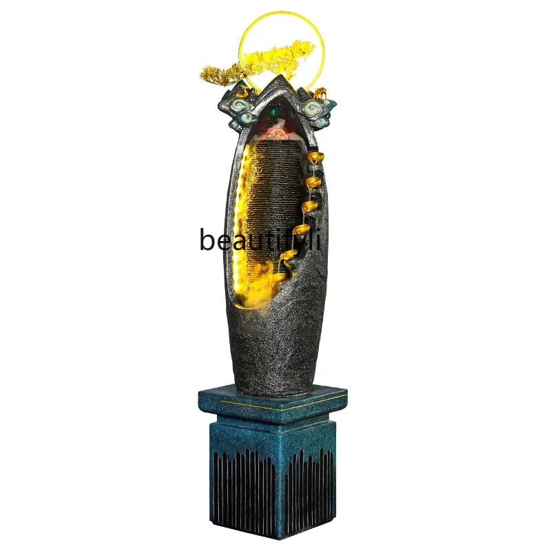 

European-style flowing water fountain water landscape indoor entrance living room home decoration floor ornament